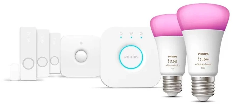 Philips Hue | Secure Sensor Set WCA E27, Bridge, Sensors