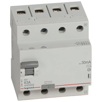 RCD LR - 4P - 400 V - 63 A - 30 mA - AC type