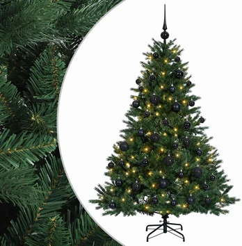 Dirbtinė kalėdinė eglutė su rutuliuku 150 cm 150 LED
