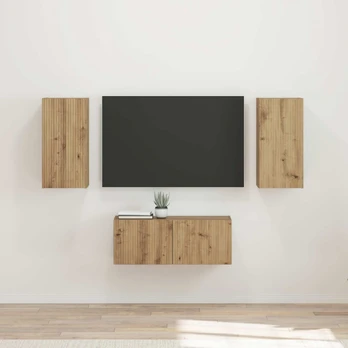 TV spintelių komplektas 6 pcs Amatininkų ąžuolas
