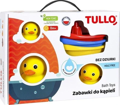 AM Tullo Tullo Žaislai do kąpieli 6szt