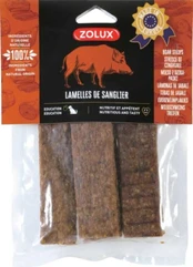 ZOLUX Boar strips - Dog treat - 100g kaina