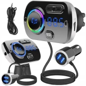 Daugiafunkcinis bluetooth FM moduliatorius 8 in 1 kaina