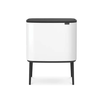 Brabantia šiukšliadėžė Bo Touch Bin, 36 l, balta