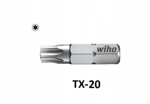 Screwdriver bit | Torx® | TX20 | 1/4" | Overall len: 25mm | 100pcs.
