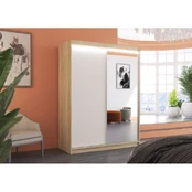 Sliding wardrobe with mirror and lighting LED JORDI 150 kaina