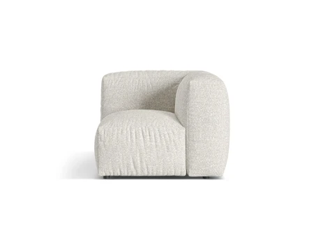 Modul Armless, "Martina", 1 Seat, 106x106x75, Grey Beige Melange