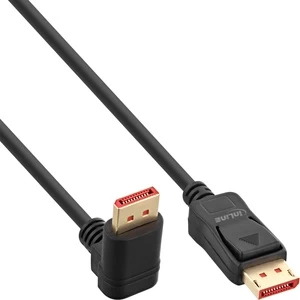 Laidas InLine Downward Angled DisplayPort Displayport, Displayport, 2 m, juoda
