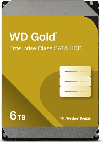 Serverių kietasis diskas (HDD) Western Digital Gold Enterprise WD6004FRYZ, 256 MB, 3.5", 6 TB