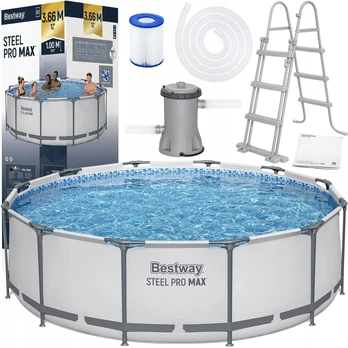 Bestway karkasinis baseinas 366x100cm 9in1 56418