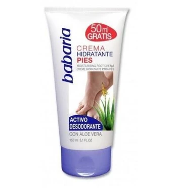 BABARIA Pėdų kremas - dezodorantas, 150 ml