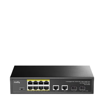 10 prievadų komutatorius CUDY GS1010PS2