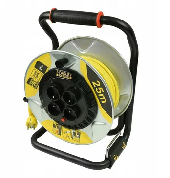 STANLEY PRZEDŁUŻACZ BĘBNOWY 25m 3x1,5mm 16A IP20