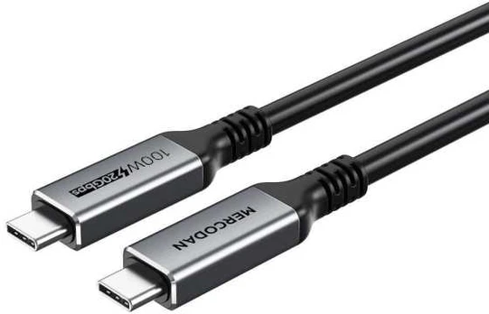 Mercodan USB-C kabelis 3,0m, USB 3.2 Gen 2, 20Gbps, 100W PD, 4K@60Hz,