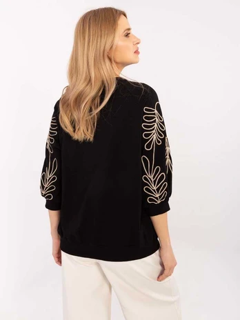 Rue Paris Bluza-RV-BL-A367-1.18P-juoda