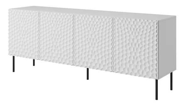 Komoda Cama Meble Hole, balta, 190 x 40.5 cm x 74.5 cm