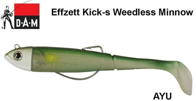 Guminukas DAM Effzett Kick-S Minnow AYU