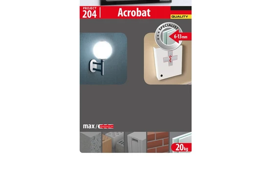 GKP inkarinis varžtas TOX, metal., Acrobat M6/37, 4 vnt.