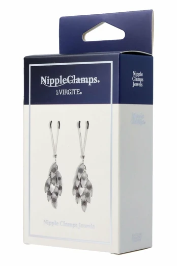 Virgite Nipple Clamps with Adjustable Ring & Decorative Pendants