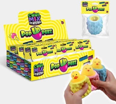 COOL MIX Antistresinis žaislas PopUppeez Chick