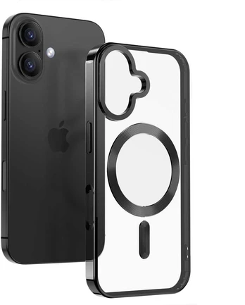 Dėklas Swissten Clear Jelly MagStick Metallic Case for Apple iPhone 17