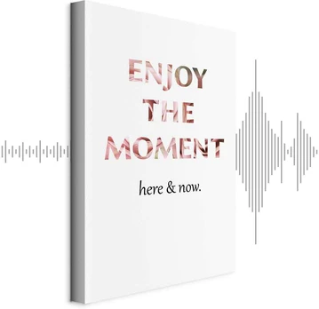 Artgeist Paveikslas - Unique Moment (1-part) - English Text on Baltas Background