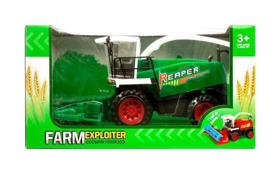 Kukurūzų kombaino modelis vaikams, žalias