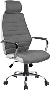 Biuro kėdė Q-035, pilka/balta