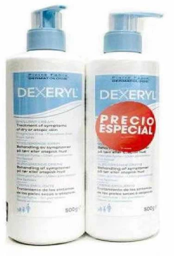 Ducray Dexeryl minkštinamasis kremas sausai odai 2x500g