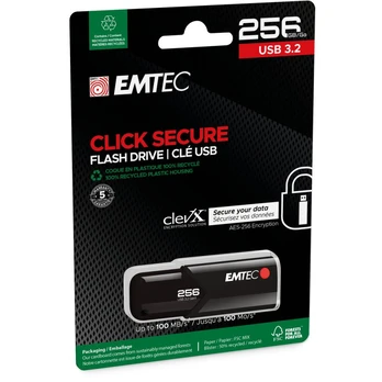 Emtec USB3.2 Click Secure B120 256GB