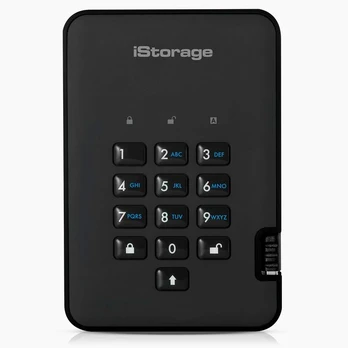 Išorinis kietasis diskas Istorage Is-da2-256-ssd-256-b 256gb Diskashur2 Usb 3.1 Ssd diskas