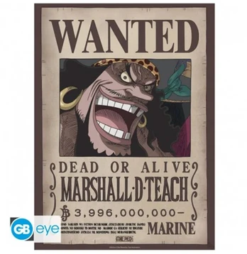 Abysse Corp One Piece - Wanted Blackbeard Wano Chibi Poster (52X38)