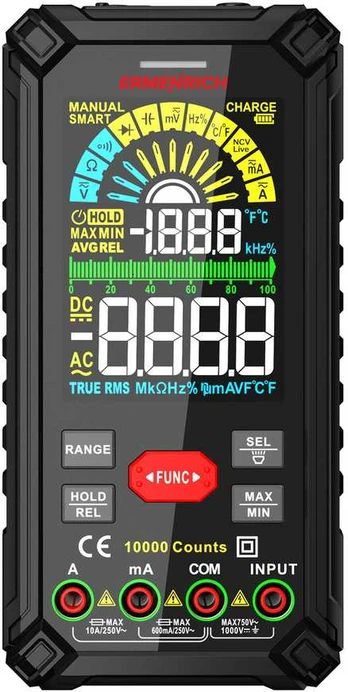 Ermenrich Zing TC40 skaitmeninis multimetras