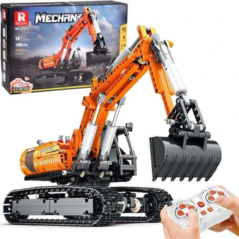 Jokomisiada Remote-controlled EXCAVATOR 1106-piece construction set ZA5797