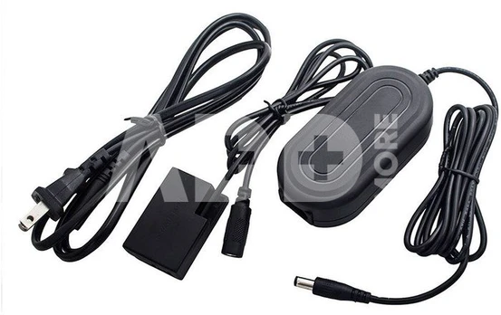 Caruba Canon LP E6 full decoding Dummy battery +AC E6 power adapter (US standard)