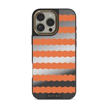 Papaya - iPhone 16 Pro Case, Elite Mirror (MagSafe) / Gold