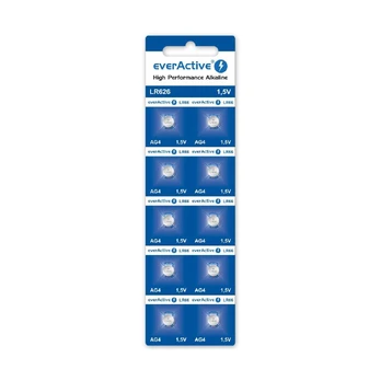 Baterija LR626 AG4 1.5V everActive - 10 vnt