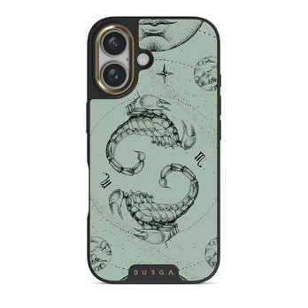 Scorpio - iPhone 16 Case, Elite Dark (MagSafe) / Gold / Turquoise