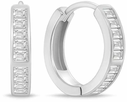 Brilio Silver Dazzling sidabrinis earrings with zircons EA1224W
