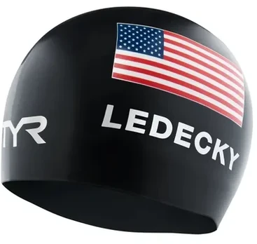 Plaukimo kepuraitė TYR Usa silc cap ledecky one size