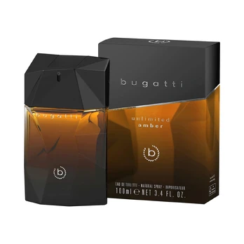 BUGATTI UNLIMITED AMBER tualetinis vanduo, 100 ml