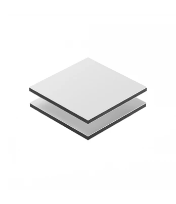 Aliuminio kompozito plokštė Light 3x1220x3100 mm, balta