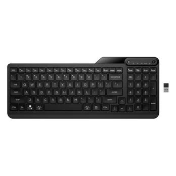 HP 475 Wireless Silent Keyboard - Dual-Mode, Spill-resistant, Sanitizable, Programmable - Black - US ENG | 7N7B9AA#ABB
