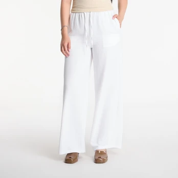 Urban Classics Structured Wideleg Pants White - Dydis S (TB7500-00220 Kelnės)