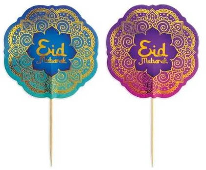 Globos Europe Bv Eid Mubarak sticks, 12 stk