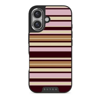 Berry Layers - iPhone 16 Case, Elite Dark (MagSafe) / Silver