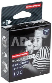 LOMOGRAPHY EARL GREY B&W 100 ISO 3 PCS 120 FILM