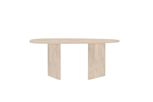 Grönvik Oval Dining Table - Nature MDF 3D-paper