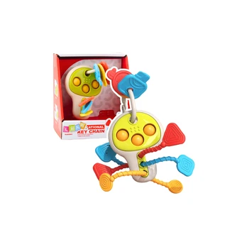 Lean Toys EDUCATIONAL SENSORY KEYS WITH MOVING ELEMENTS