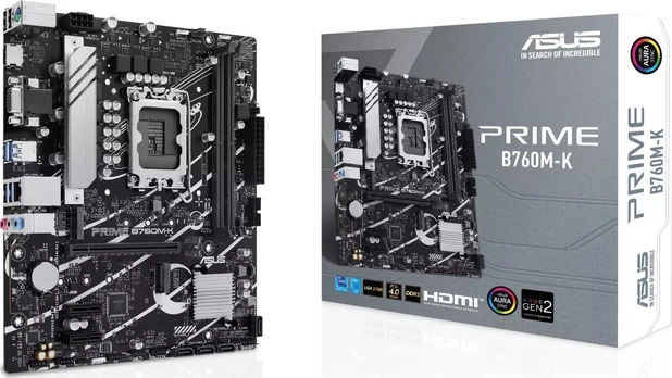 Pagrindinė plokštė Asus Prime B760M-K